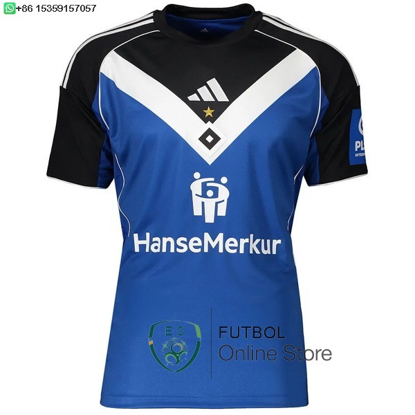 Tailandia Camiseta Hamburgo S.V. 25/2026 Segunda Tailandia Camiseta Hamburgo S.V. 25/2026 Segunda