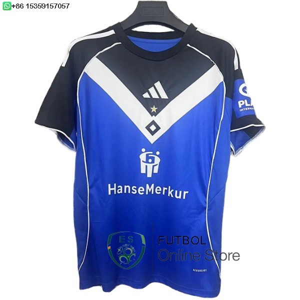 Tailandia Camiseta Hamburgo S.V. 25/2026 Segunda