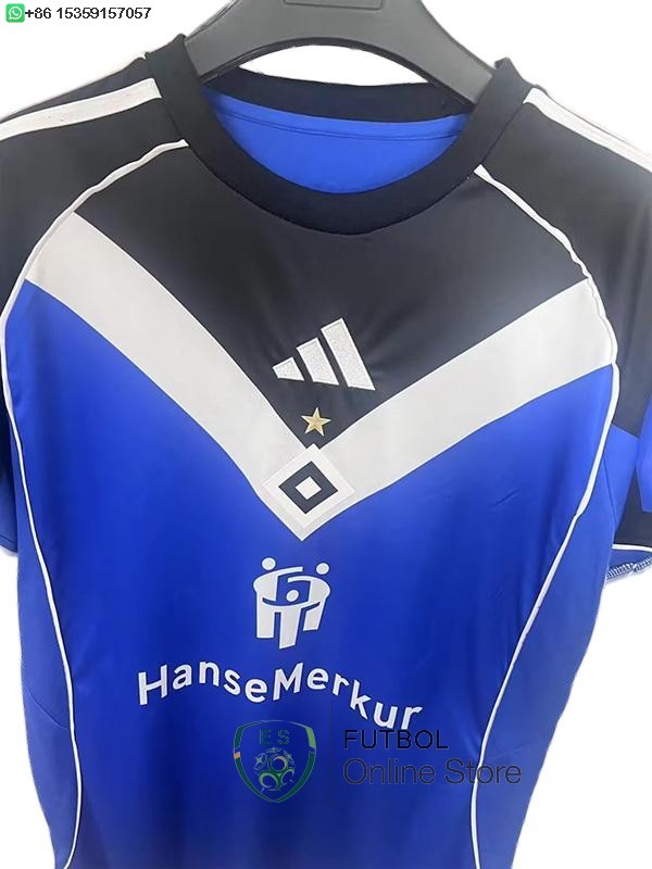 Tailandia Camiseta Hamburgo S.V. 25/2026 Segunda