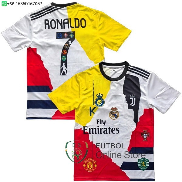 Tailandia Camiseta Juventus 25/2026 Especial Blanco Amarillo