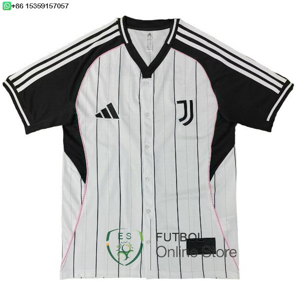 Tailandia Camiseta Juventus 25/2026 Especial Blanco Negro