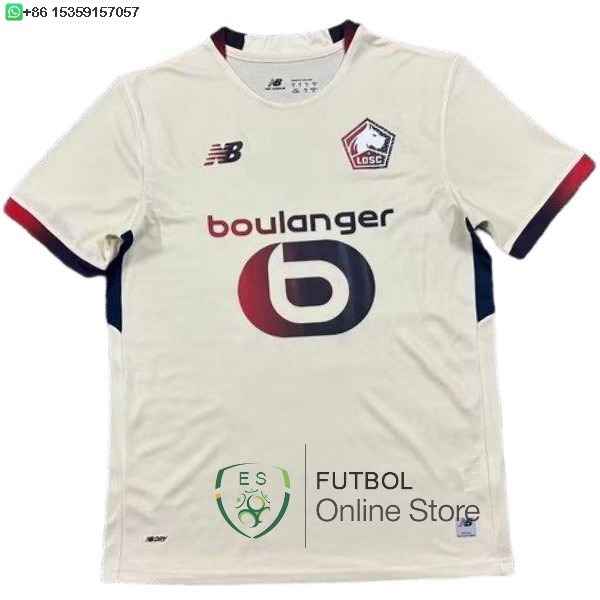 Tailandia Camiseta Lille 25/2026 Segunda