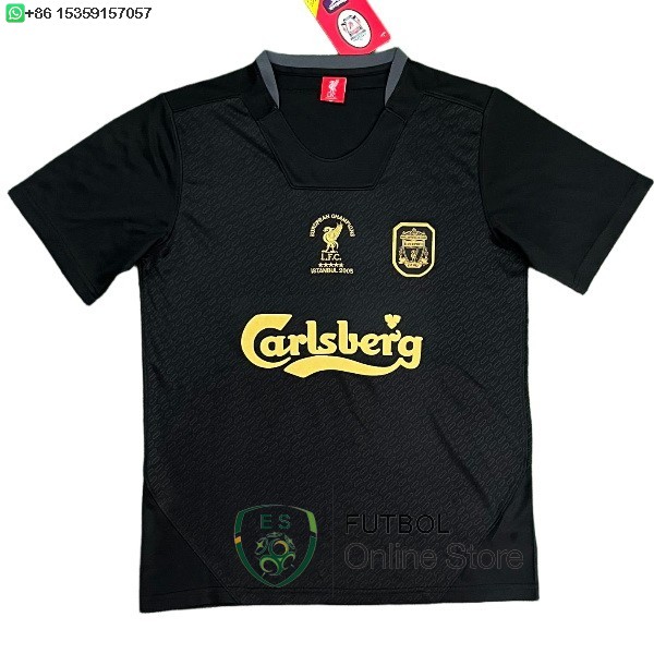 Tailandia Camiseta Liverpool 25/2026 Especial Negro Amarillo