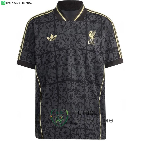 Tailandia Camiseta Liverpool 25/2026 Especial Negro Gris