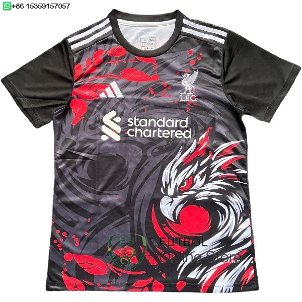 Tailandia Camiseta Liverpool 25/2026 Especial Negro Rojo