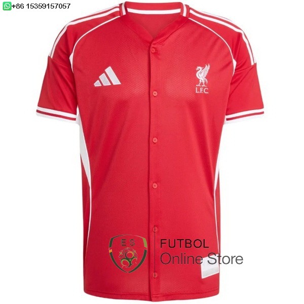 Tailandia Camiseta Liverpool 25/2026 Especial Rojo Blanco