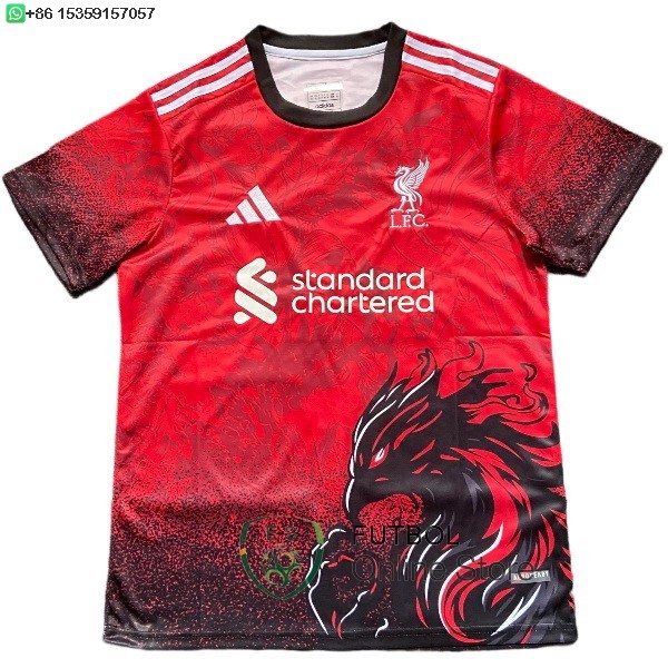 Tailandia Camiseta Liverpool 25/2026 Especial Rojo Negro
