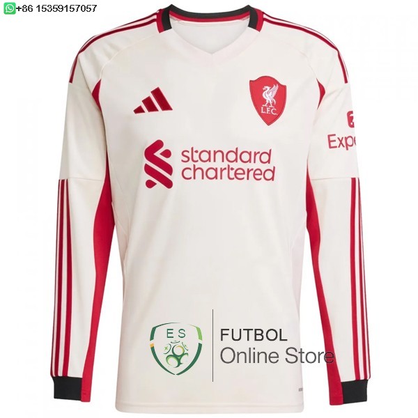 Tailandia Camiseta Liverpool 25/2026 ML Segunda