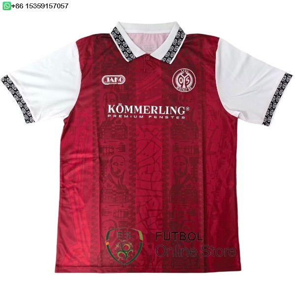 Tailandia Camiseta Maguncia 05 25/2026 Especial Rojo Tailandia Camiseta Maguncia 05 25/2026 Especial Rojo