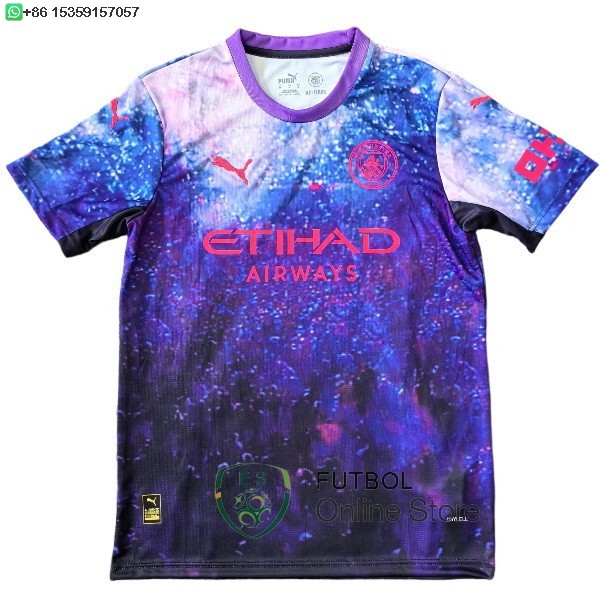 Tailandia Camiseta Manchester City 25/2026 Especial Purpura Azul