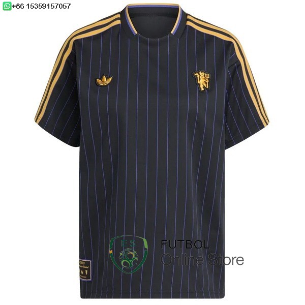 Tailandia Camiseta Manchester United 25/2026 Especial Negro Amarillo