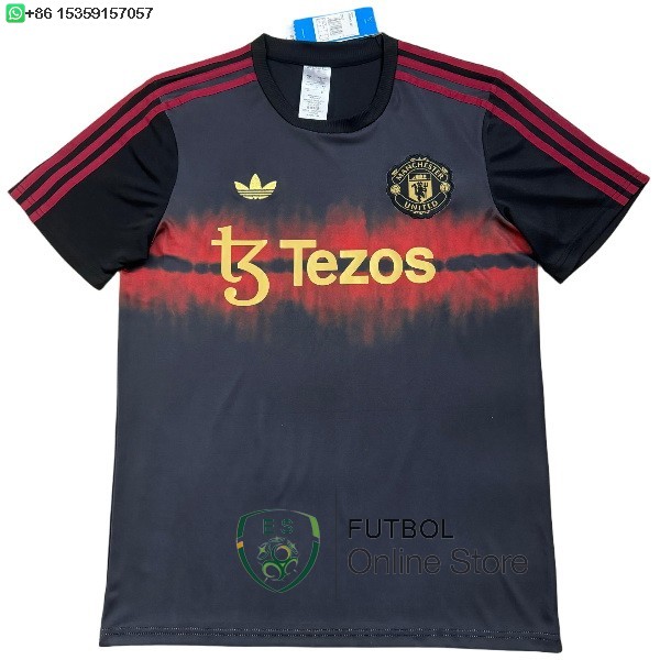 Tailandia Camiseta Manchester United 25/2026 Especial Negro II Rojo