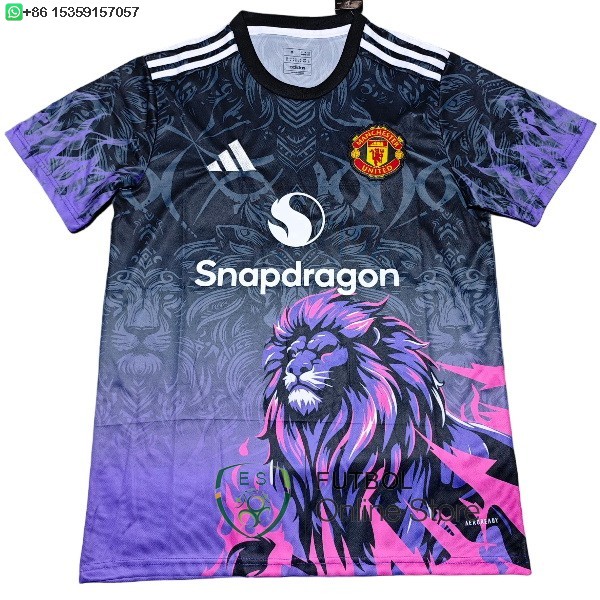 Tailandia Camiseta Manchester United 25/2026 Especial Purpura Negro