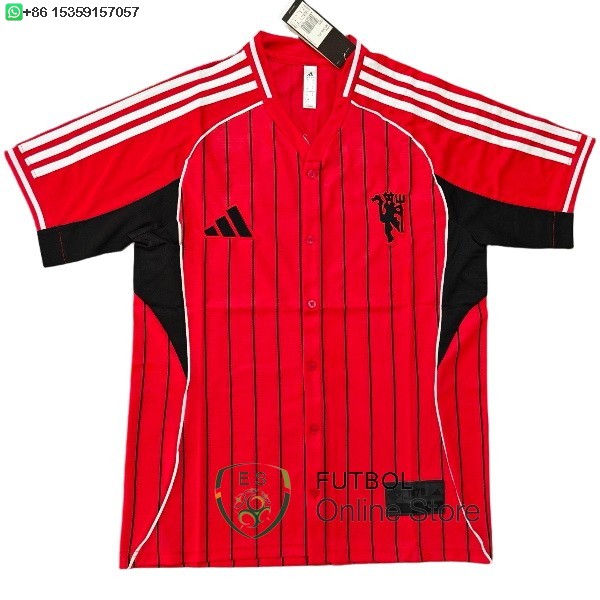Tailandia Camiseta Manchester United 25/2026 Especial Rojo II Negro