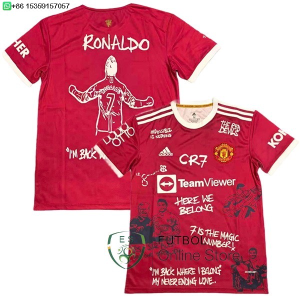 Tailandia Camiseta Manchester United 25/2026 Especial Rojo I Blanco