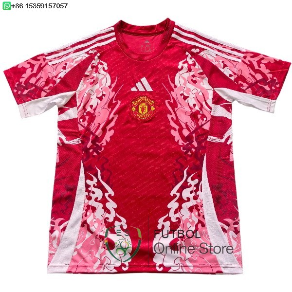 Tailandia Camiseta Manchester United 25/2026 Especial Rojo Rosa