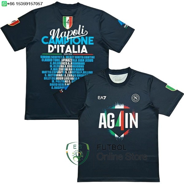 Tailandia Camiseta Napoli 2025 Especial I Negro