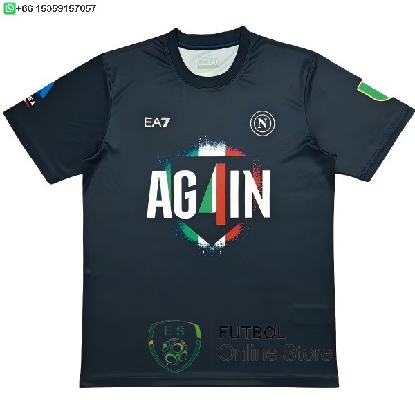 Tailandia Camiseta Napoli 2025 Especial I Negro