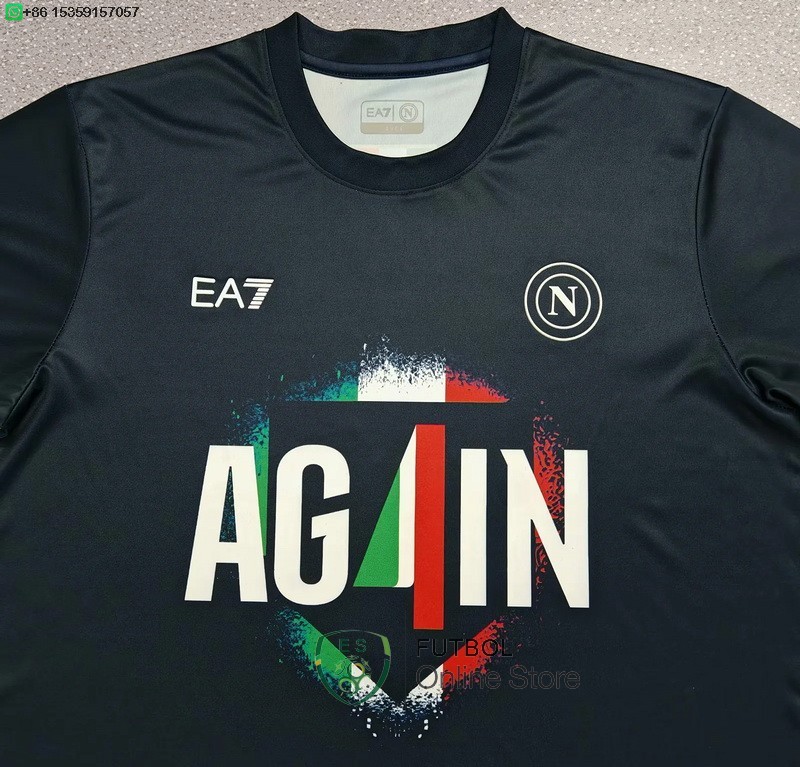 Tailandia Camiseta Napoli 2025 Especial I Negro