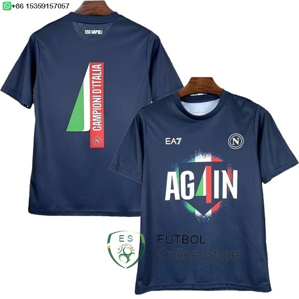 Tailandia Camiseta Napoli 2025 Especial Negro