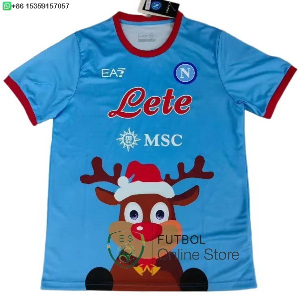 Tailandia Camiseta Napoli 25/2026 Especial Azul