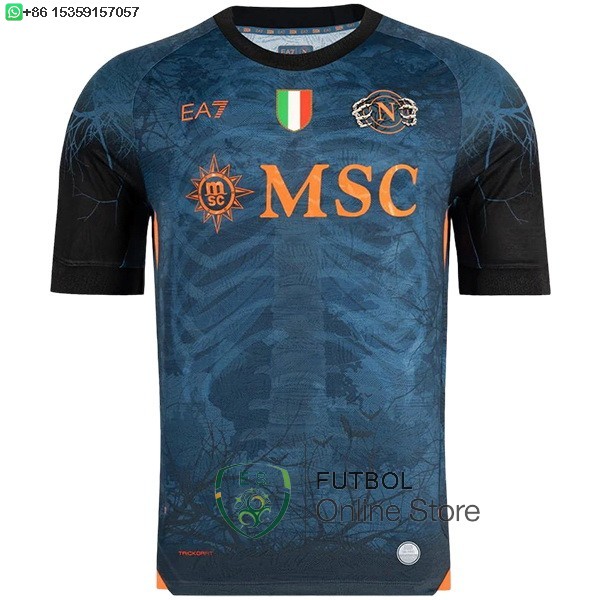 Tailandia Camiseta Napoli 25/2026 Especial Azul Naranja