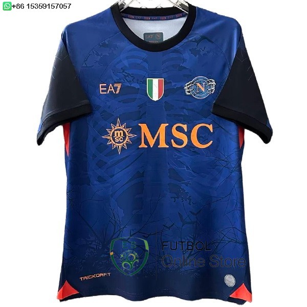 Tailandia Camiseta Napoli 25/2026 Especial Azul