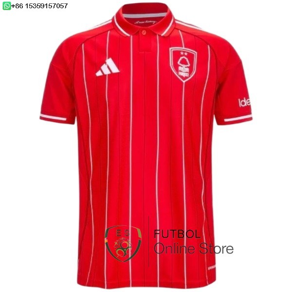 Tailandia Camiseta Nottingham Forest 25/2026 Primera Tailandia Camiseta Nottingham Forest 25/2026 Primera