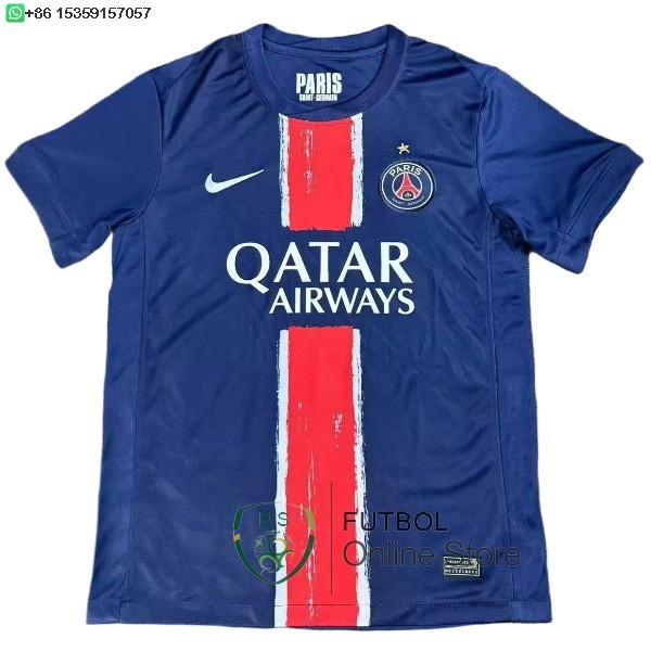 Tailandia Camiseta Paris Saint Germain 24/2025 Primera 1 Star