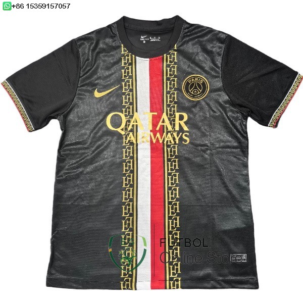 Tailandia Camiseta Paris Saint Germain 25/2026 Especial Negro Amarillo