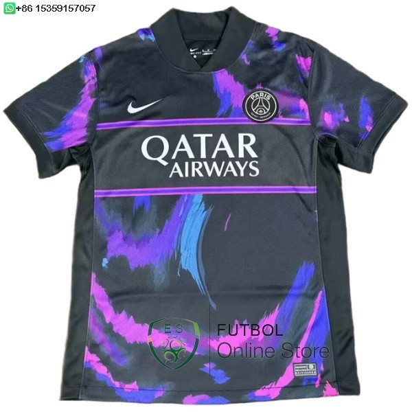 Tailandia Camiseta Paris Saint Germain 25/2026 Especial Negro Purpura