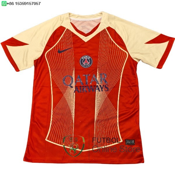 Tailandia Camiseta Paris Saint Germain 25/2026 Especial Rojo Amarillo