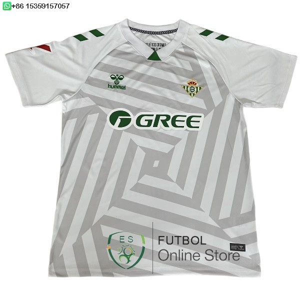 Tailandia Camiseta Real Betis 24/2025 Portero Blanco