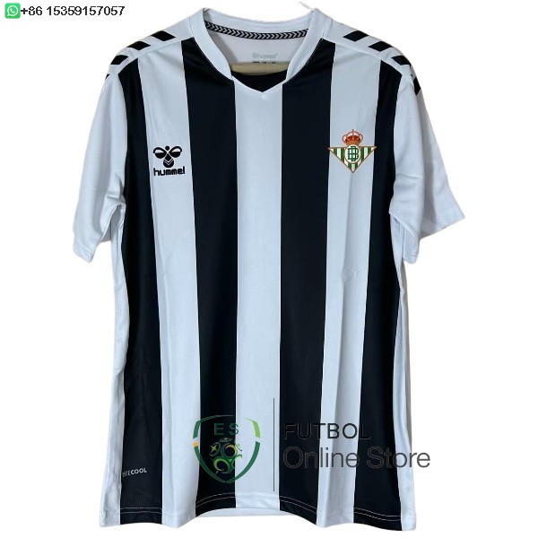 Tailandia Camiseta Real Betis 25/2026 Especial Blanco Negro