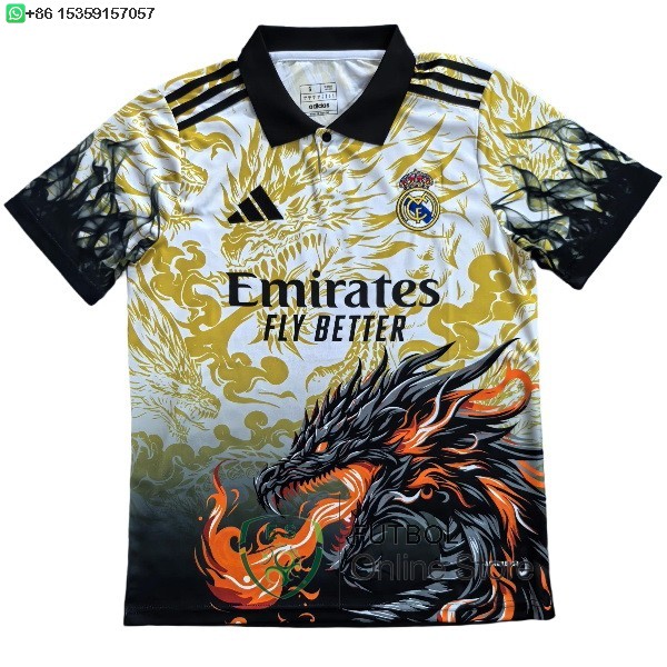 Tailandia Camiseta Real Madrid 25/2026 Especial Amarillo Negro Naranja Tailandia Camiseta Real Madrid 25/2026 Especial Amarillo Negro Naranja