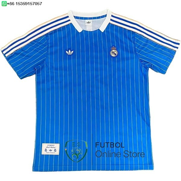 Tailandia Camiseta Real Madrid 25/2026 Especial Azul III Blanco