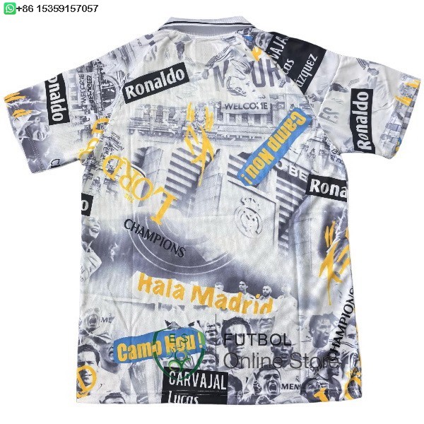Tailandia Camiseta Real Madrid 25/2026 Especial Blanco I Amarillo