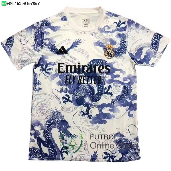 Tailandia Camiseta Real Madrid 25/2026 Especial Blanco I Azul Tailandia Camiseta Real Madrid 25/2026 Especial Blanco I Azul