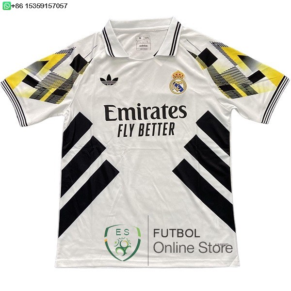 Tailandia Camiseta Real Madrid 25/2026 Especial Blanco I Negro Tailandia Camiseta Real Madrid 25/2026 Especial Blanco I Negro