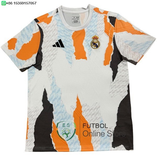 Tailandia Camiseta Real Madrid 25/2026 Especial Blanco Naranja Tailandia Camiseta Real Madrid 25/2026 Especial Blanco Naranja