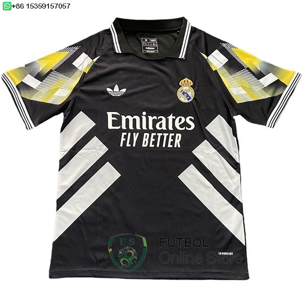 Tailandia Camiseta Real Madrid 25/2026 Especial Negro I Amarillo Blanco Tailandia Camiseta Real Madrid 25/2026 Especial Negro I Amarillo Blanco