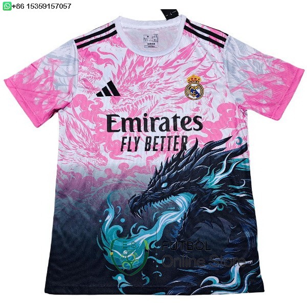 Tailandia Camiseta Real Madrid 25/2026 Especial Rosa Blanco Negro Tailandia Camiseta Real Madrid 25/2026 Especial Rosa Blanco Negro