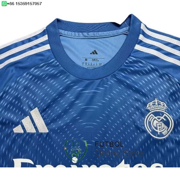 Tailandia Camiseta Real Madrid 25/2026 Portero Azul