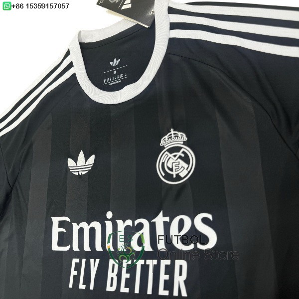Tailandia Camiseta Real Madrid 25/2026 Portero Negro