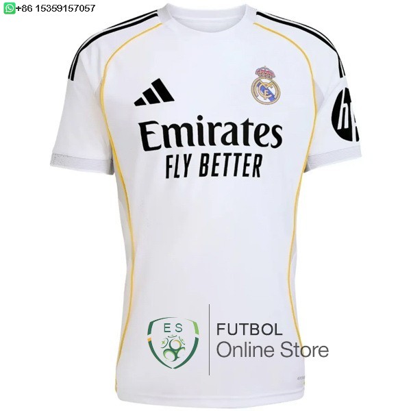 Tailandia Camiseta Real Madrid 25/2026 Primera Tailandia Camiseta Real Madrid 25/2026 Primera