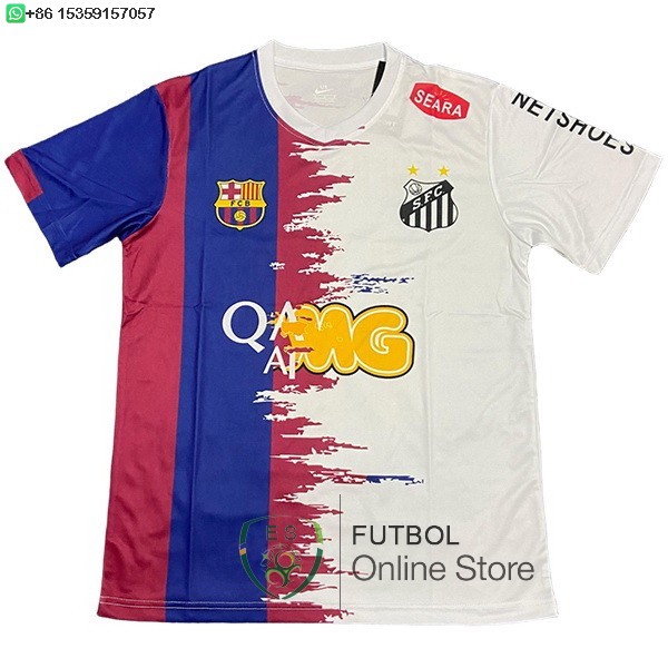 Tailandia Camiseta Santos 25/2026 Especial Azul Blanco Tailandia Camiseta Santos 25/2026 Especial Azul Blanco