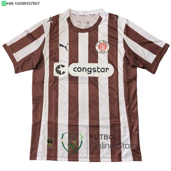 Tailandia Camiseta St. Pauli 25/2026 Primera