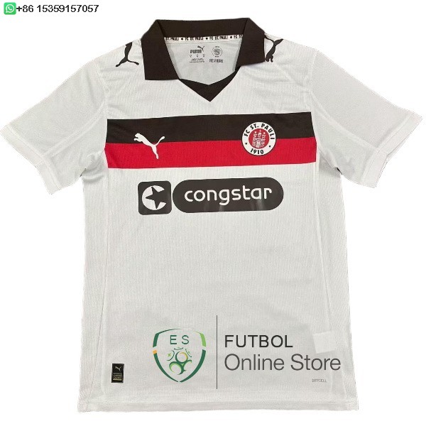 Tailandia Camiseta St. Pauli 25/2026 Segunda