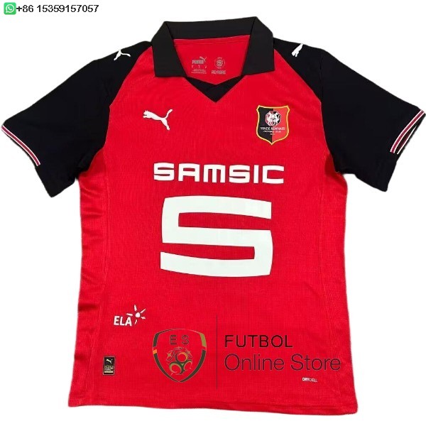 Tailandia Camiseta Stade Rennais 25/2026 Primera