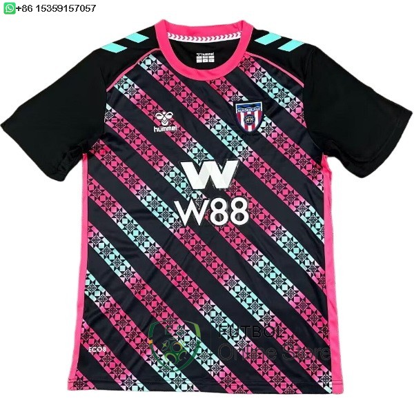 Tailandia Camiseta Sunderland 25/2026 Portero Rosa Negro